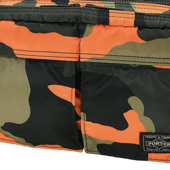 Porter Yoshida Shoulder Bag Camouflage Orange (Brand New) - Picture 16 of 16